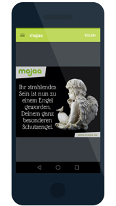 majaa-App – digitale Trauerkarte. Einfühlsame Trauerbilder und Beileidsbekundungen mit dem Smartphone teilen - kostenlos und werbefrei. majaa-App – digitale Trauerkarte. Einfühlsame Trauerbilder und Beileidsbekundungen mit dem Smartphone teilen - kostenlos und werbefrei.