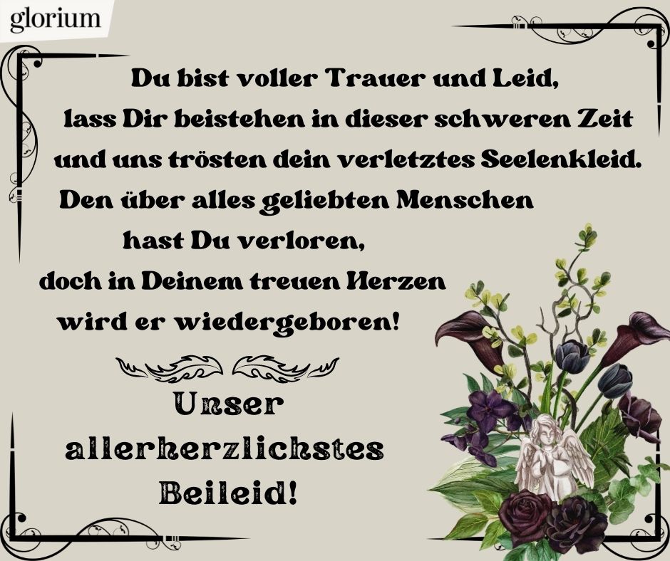 Hochwertige Trauerkarte / Beileidskarte – 147 X 147 Mm, Aus Recyceltem Karton, Mit Umschlag